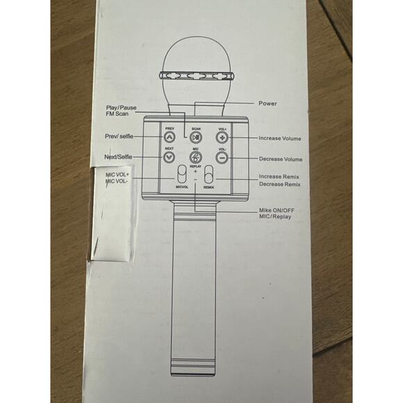 Microphone Ws-858 Wireless Karaoke Handheld USB Ktv Player Bluetooth Speaker - Picture 3 of 3